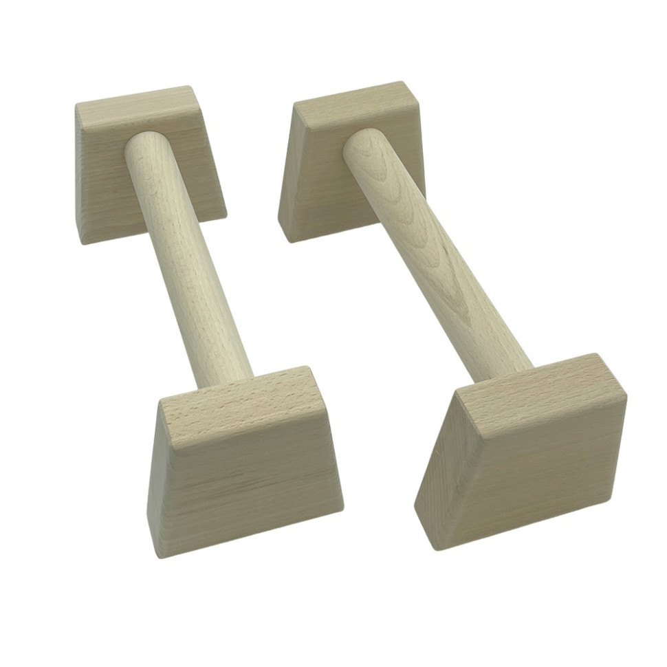 Паралетсы, упоры для отжимания деревянные Wood Gym Push Up Newt NE-WD-30 из бука 30 см 2 шт