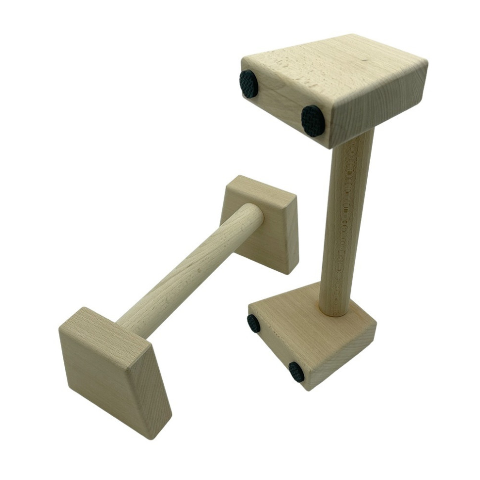 Паралетсы, упоры для отжимания деревянные Wood Gym Push Up Newt NE-WD-30 из бука 30 см 2 шт