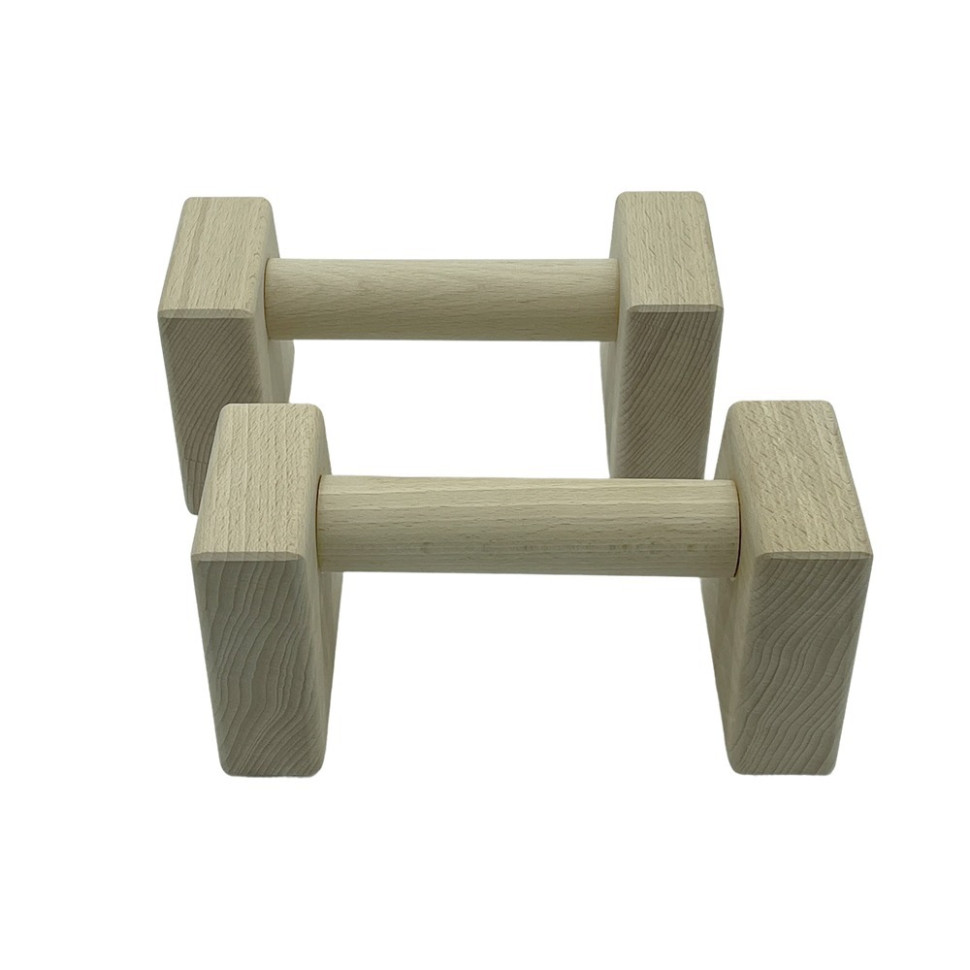 Паралетсы, упоры для отжимания деревянные Wood Gym Push Up Newt NE-WD-30 из бука 30 см 2 шт