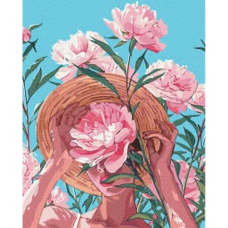 Картина по номерам "Цветочное настроение" Brushme BS54088, 40x50 см