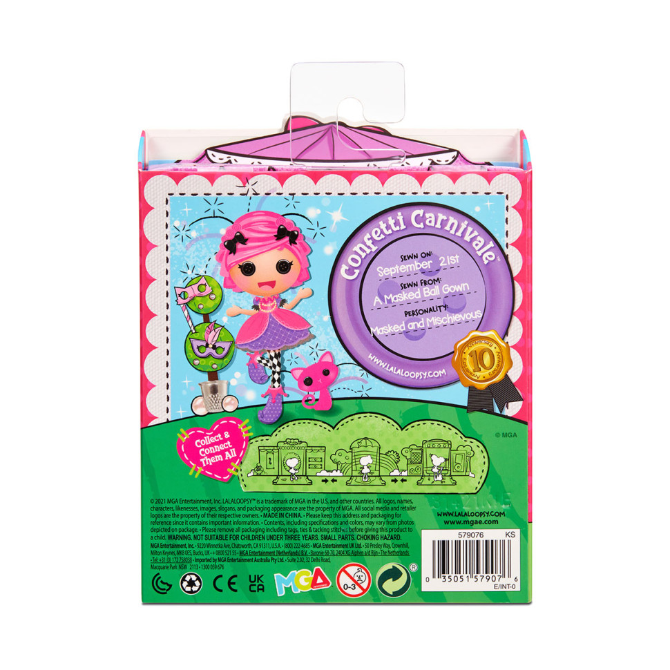 Кукла MINI LALALOOPSY – КОНФЕТТИ КАРНАВАЛ 579076