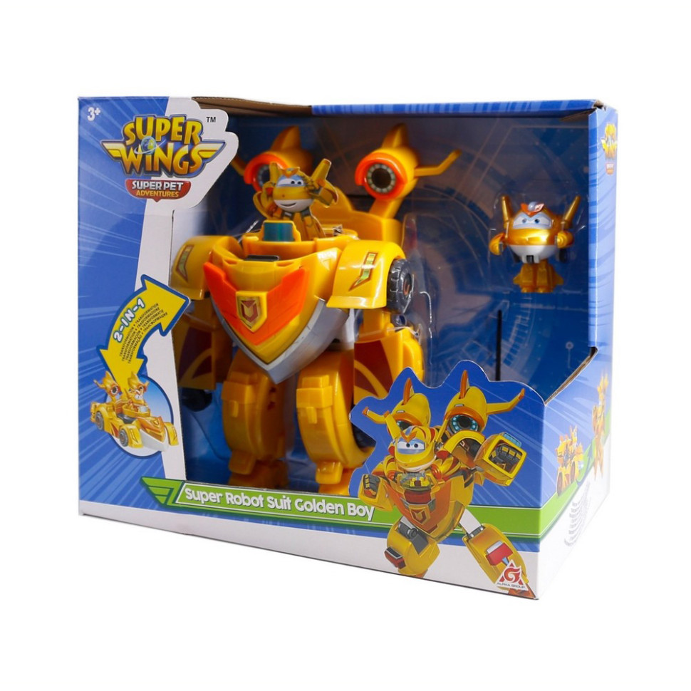 Ігровий набір Super Robot Suit Золотий Хлопчик (Golden Boy) Super Wings EU770352 