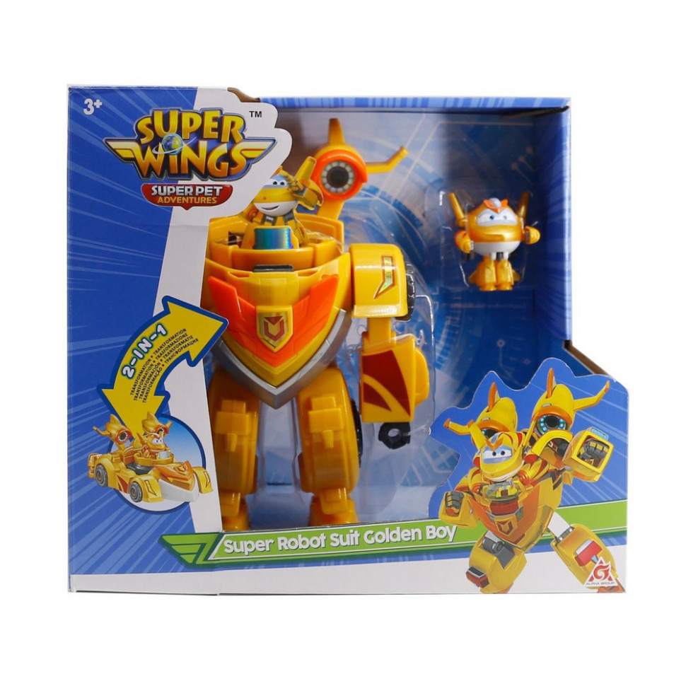 Ігровий набір Super Robot Suit Золотий Хлопчик (Golden Boy) Super Wings EU770352 