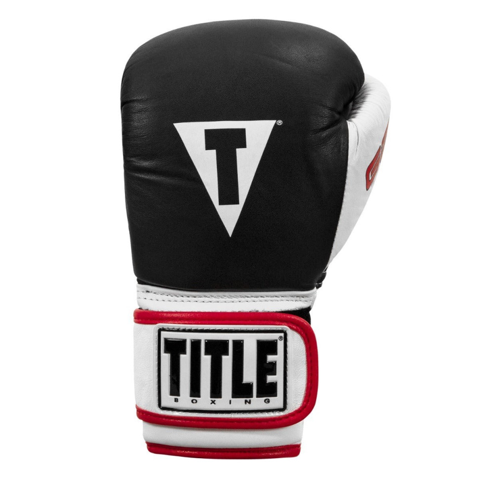 Боксерские перчатки Boxing Gel World TITLE GTWBG X BK 16 унций (бинты в комплекте)