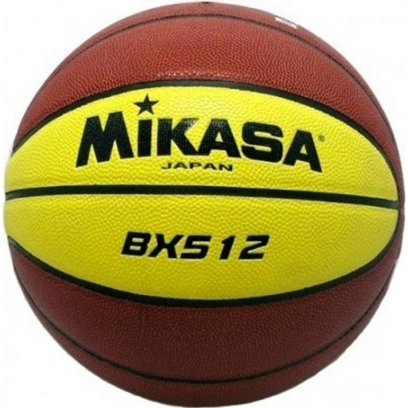 М'яч баскетбольний Mikasa BX512 коричневий, розмір № 5