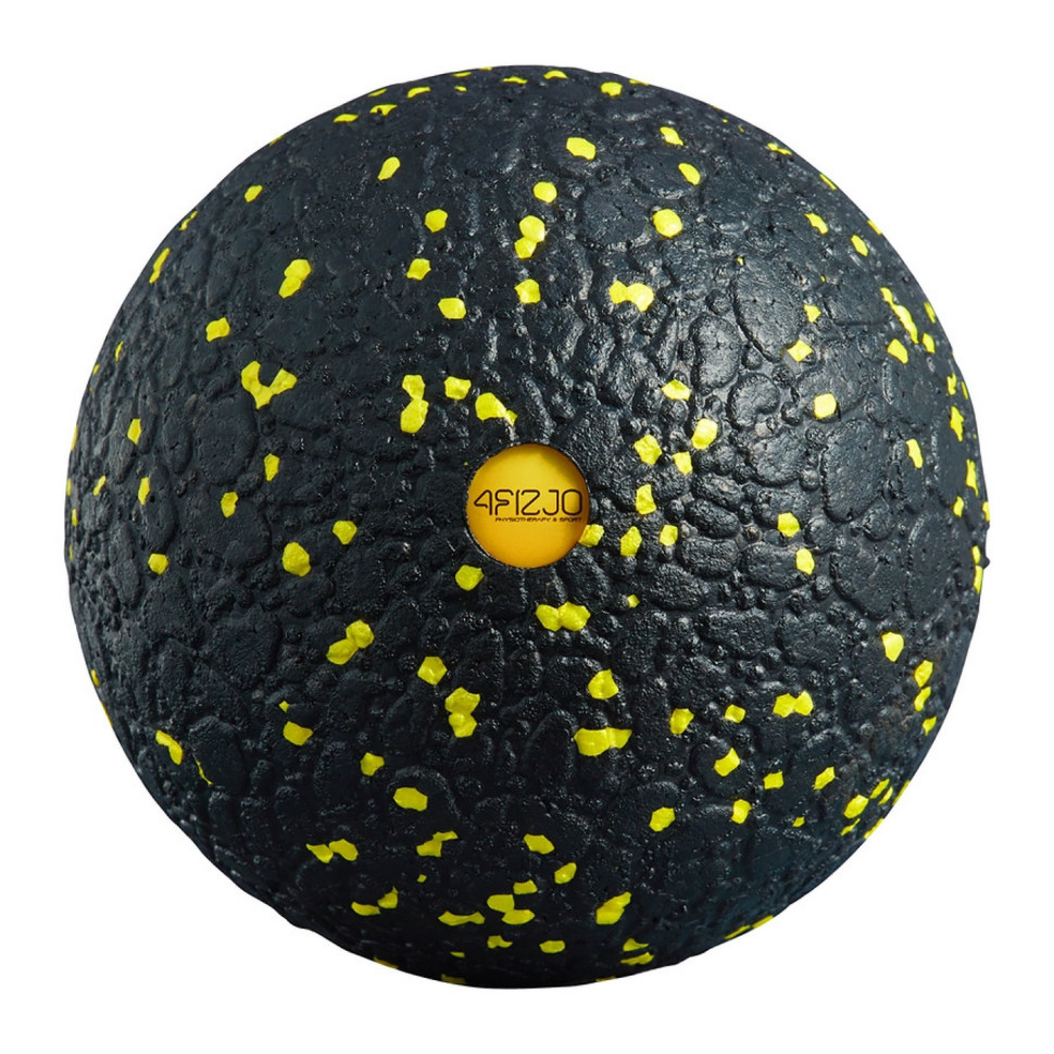 Масажний м'яч EPP Ball 12 4FIZJO 4FJ0057 Black/Yellow