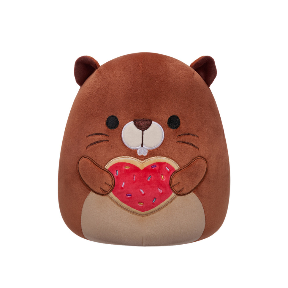 М'яка іграшка Бобер Чіп із серцем Squishmallows SQVA00856, 19 см