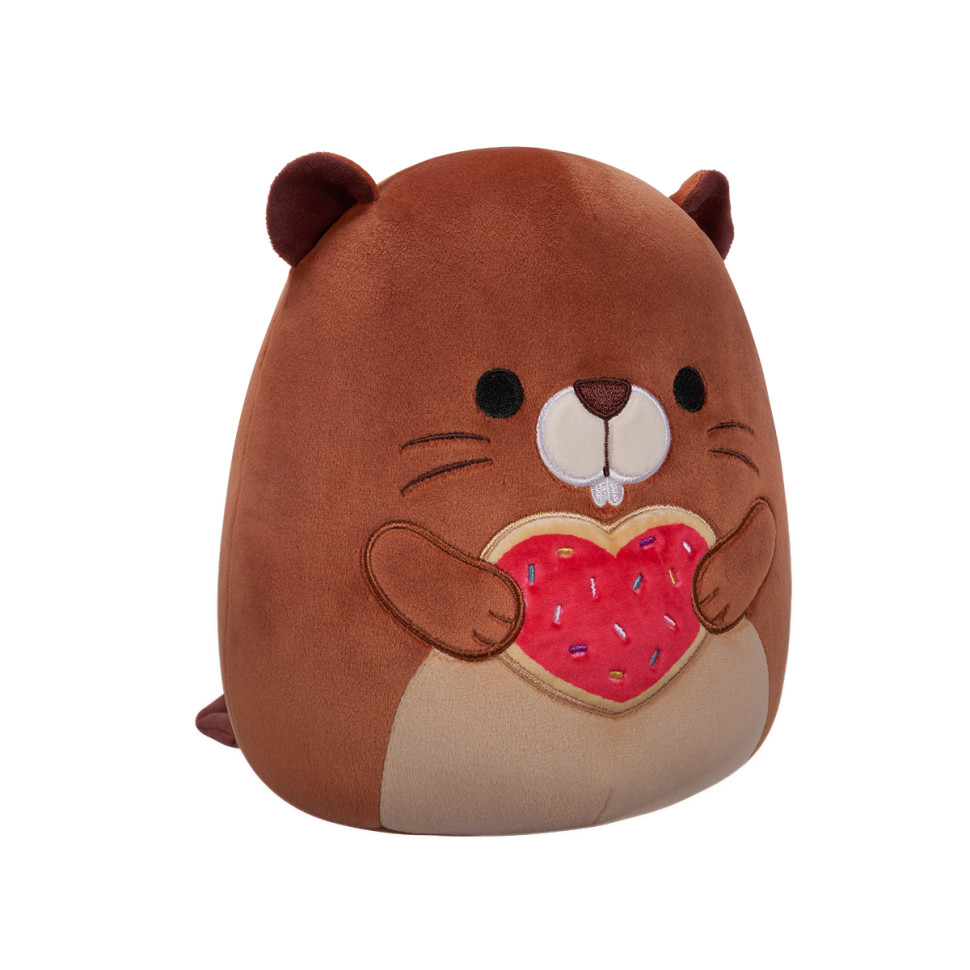 М'яка іграшка Бобер Чіп із серцем Squishmallows SQVA00856, 19 см