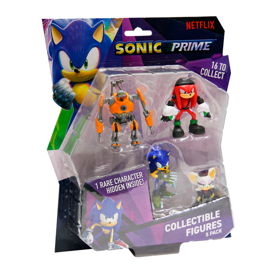 Набір ігрових фігурок Пригоди Соніка SONIC PRIME SON2040D 5 фігурок, 6,5 см
