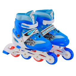 Детские ролики Bambi RL2406(Blue) светящиеся колеса, синий, L (39-42)