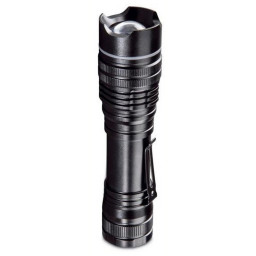 Фонарь ручной на батарейках PRO-3 Hama 00136672 черный 330 люмен