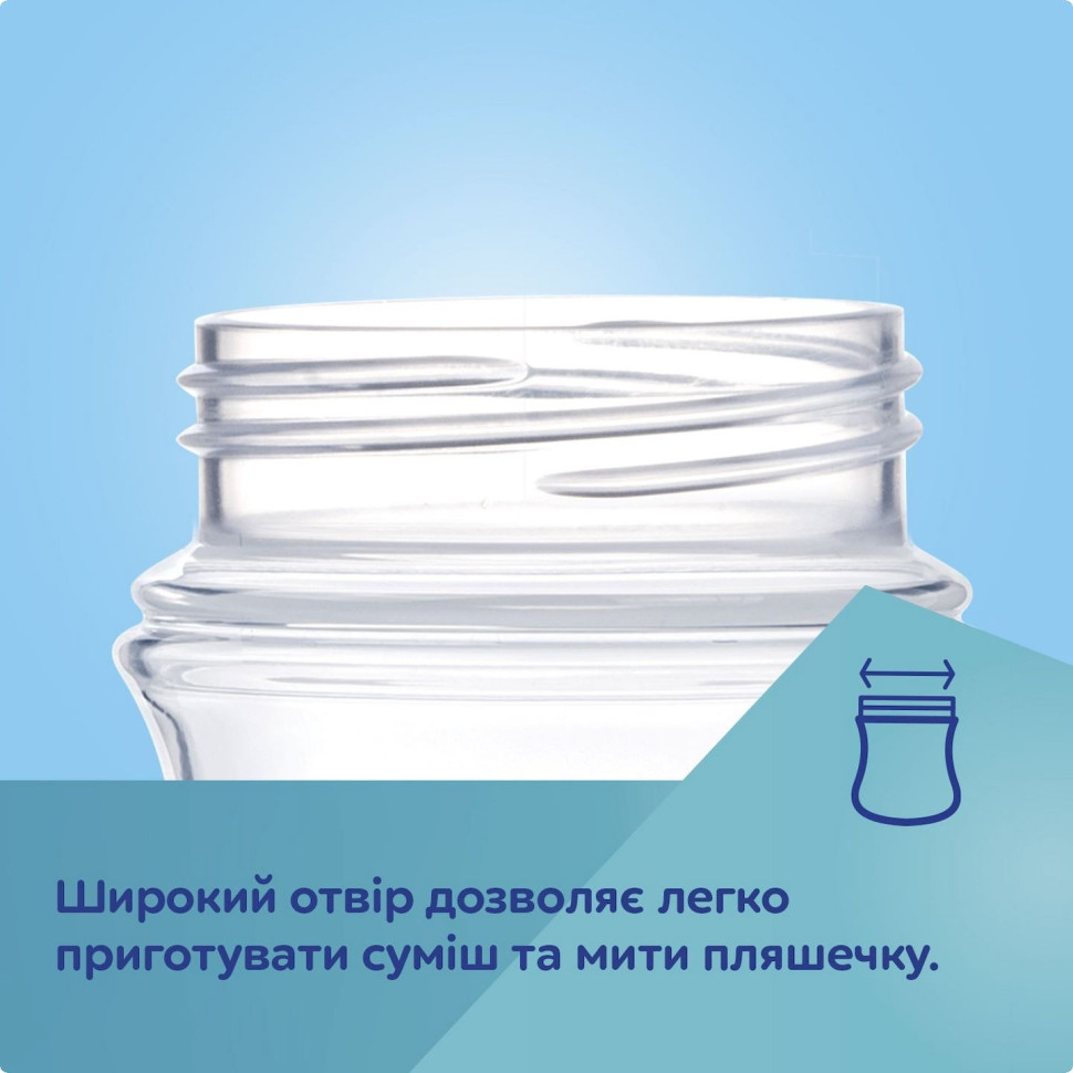 Пляшечка антиколікова Гуси Canpol babies 35/244 з широким отвором
