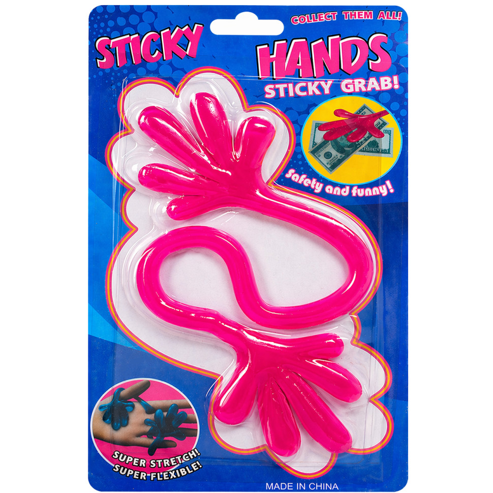 Детская игрушка-липучка в виде руки Bambi 1102-1578(Pink) тянется