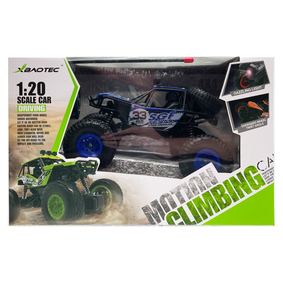 Машинка на радиоуправлении «Motion Climbing» Bambi XB1009(Blue) свет