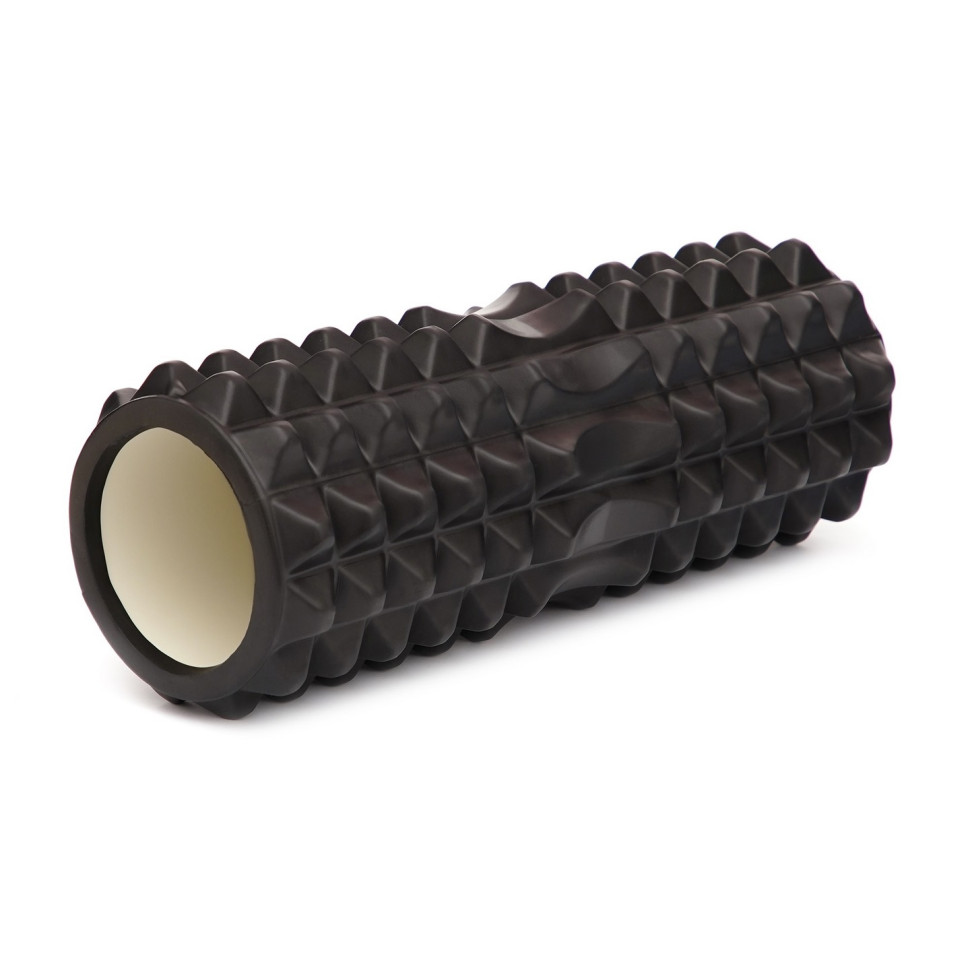 Масажний ролик (валик, ролер) Cornix XR-0329 Black 33 x 14 см