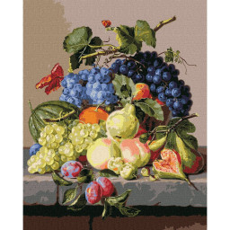 Картина по номерам "Бархатный натюрморт" ©Amalie Kärcher Идейка KHO5655, 40x50 см