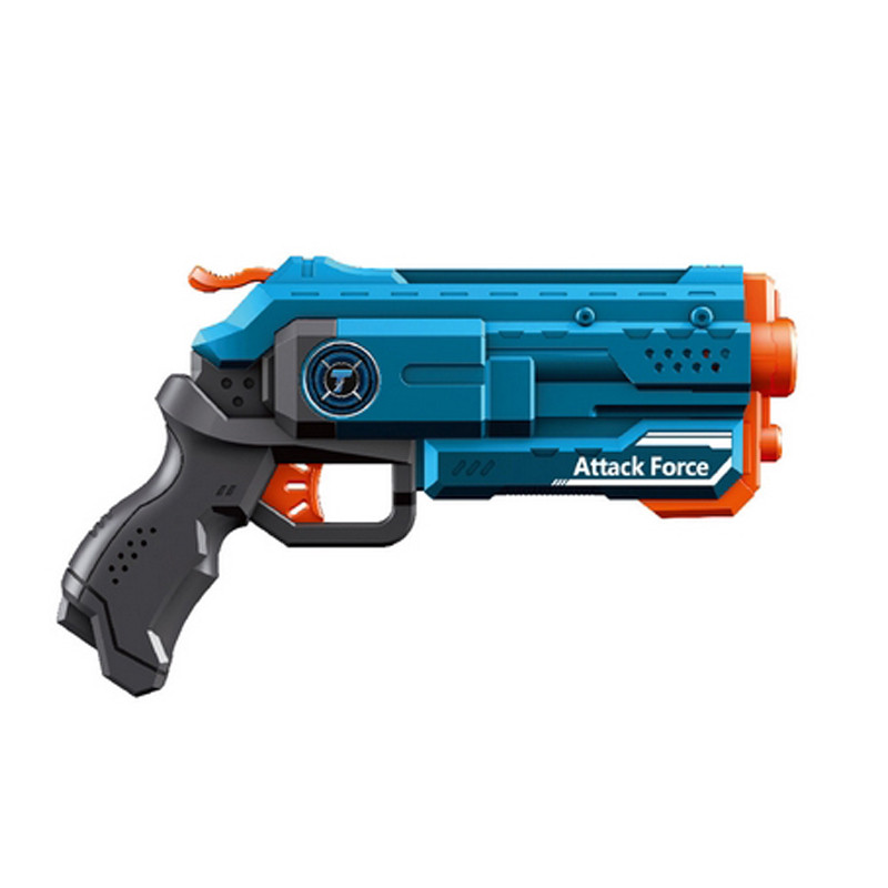 Игрушечный пистолет механический Blaster ВТ306 с мягкими патронами
