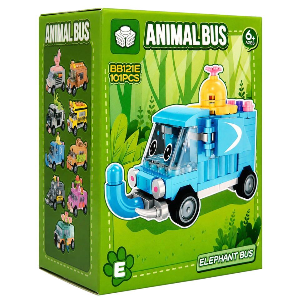 Дитячий конструктор Elephant Bus Bambi BB121E-E серії 