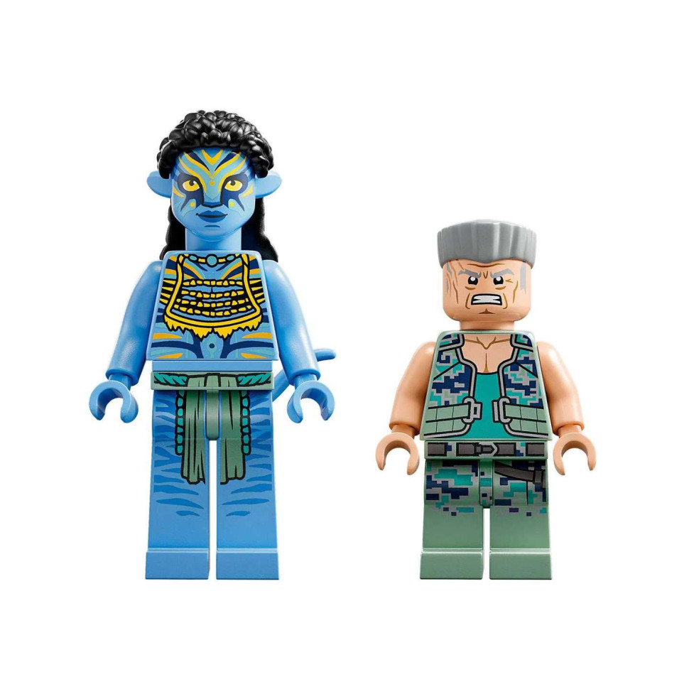 Конструктор LEGO Avatar Нейтірі та Танатор проти Куарітча у скафандрі УМП 75571
