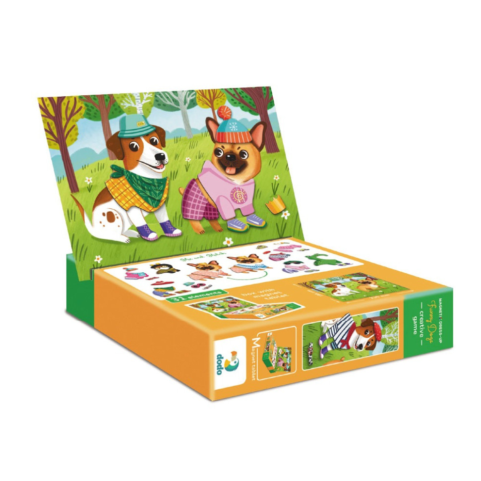 Розвиваюча магнітна гра одягалка