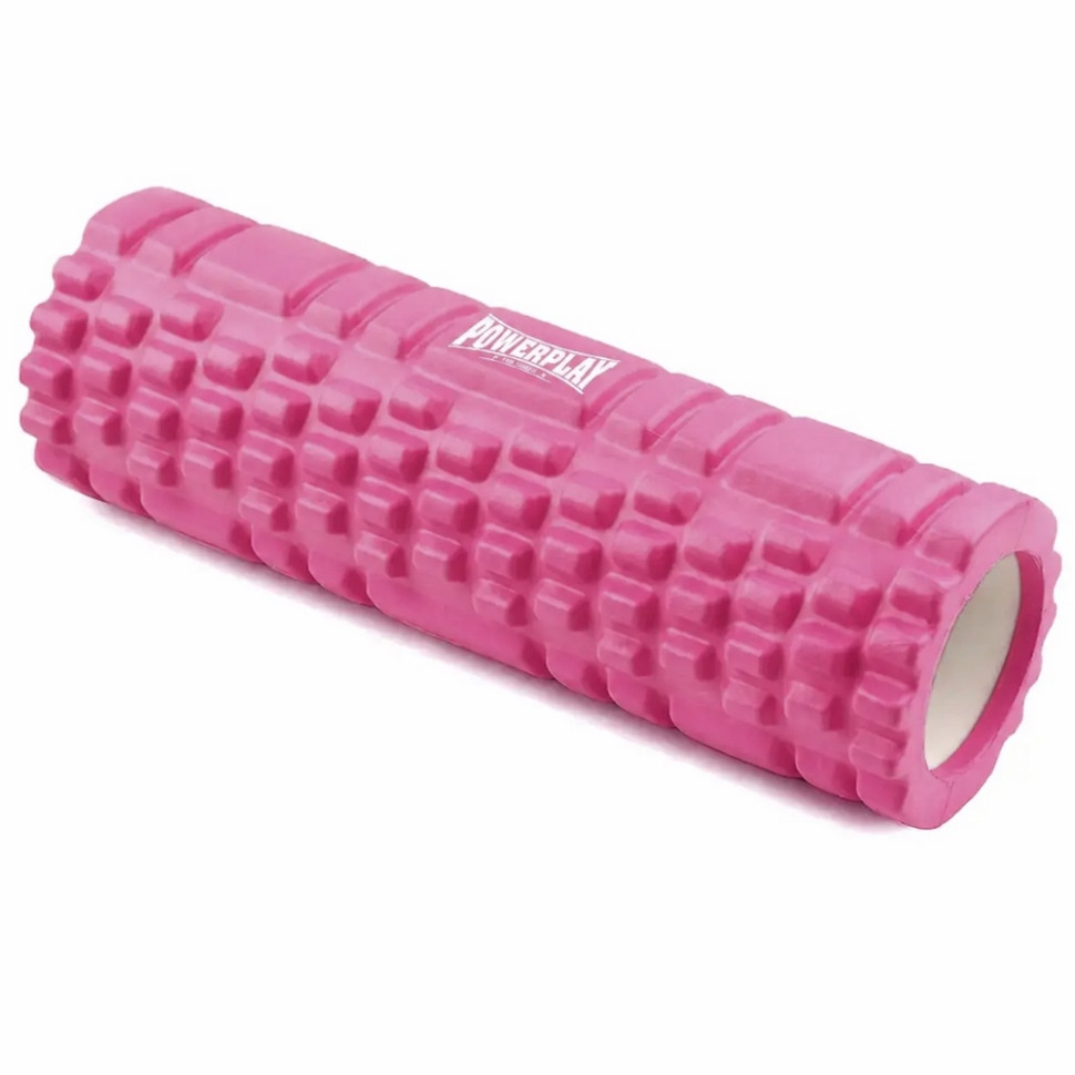 Масажний ролик (ролер) 4342 Massage Roller PowerPlay PP_4342_Pink 30x10 см