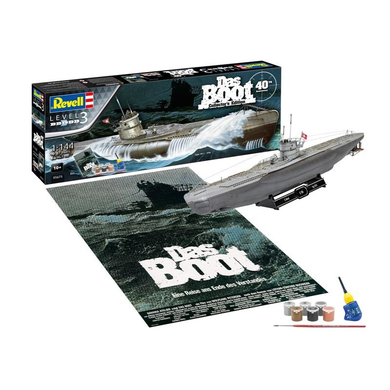 Сборная модель-копия Подводная лодка U96 (Das Boot) Revell RVL-05675 уровень 3 масштаб 1:144