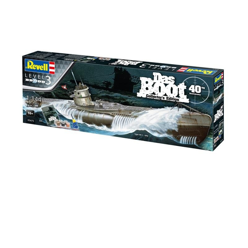 Сборная модель-копия Подводная лодка U96 (Das Boot) Revell RVL-05675 уровень 3 масштаб 1:144
