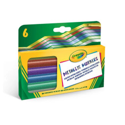Набір фломастерів Metallic Crayola 58-8828, 6 шт