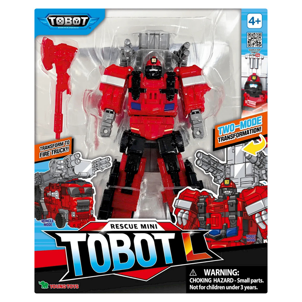 Дитяча іграшка-трансформер міні S5 тобот L TOBOT 301160, 8х9х18 см