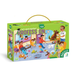 Пазл дитячий "Професії. Ветеринар" DoDo Toys 300621, 150 елементів