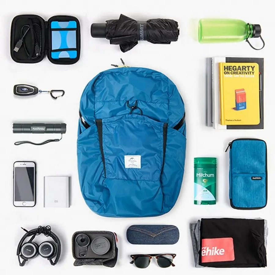 Рюкзак компактный Ultralight NH17A017-B Naturehike 6927595725108, 22 л, голубой
