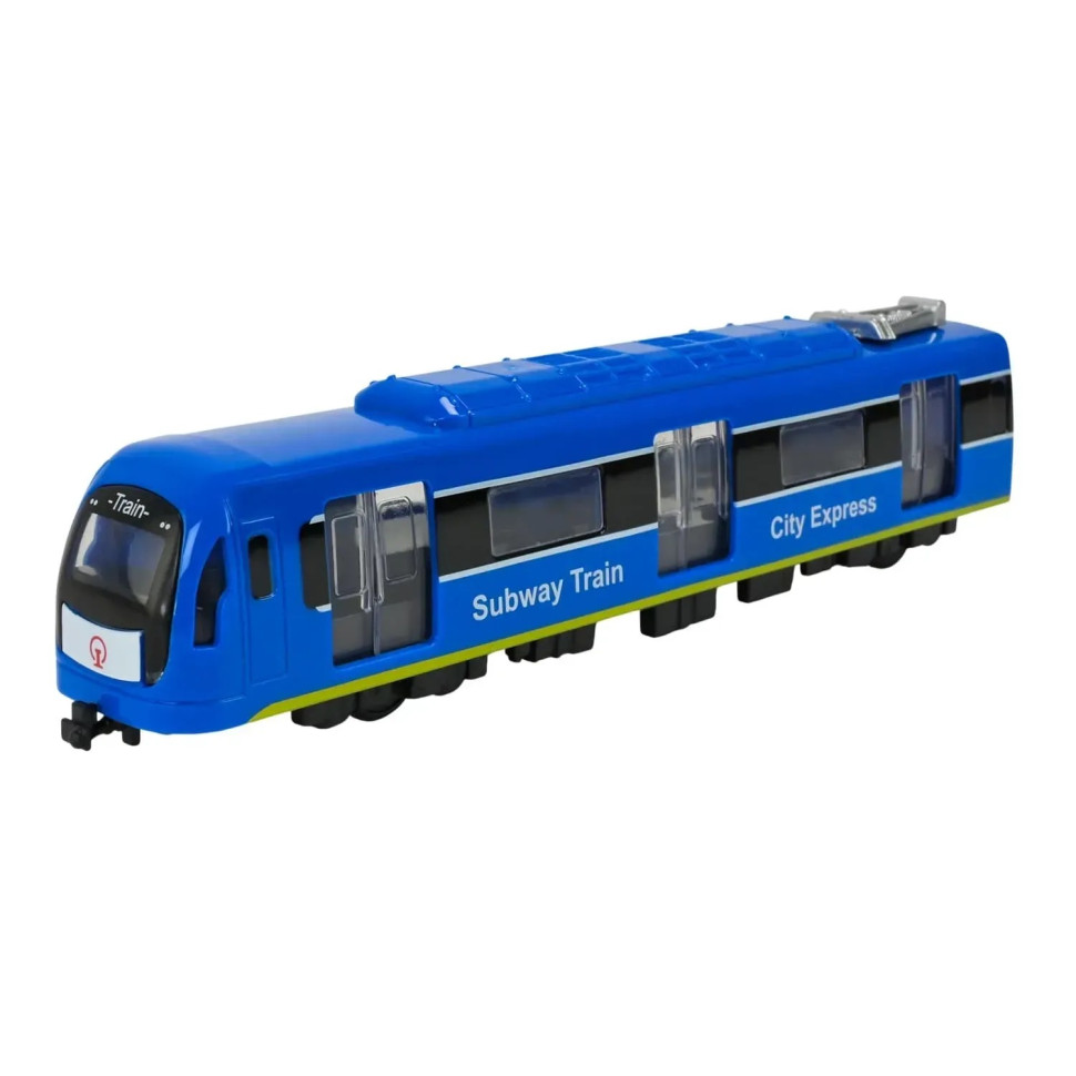 Дитячий ігровий потяг Bambi 731-27K(Blue) блакитний, світиться, 23х4х5 см
