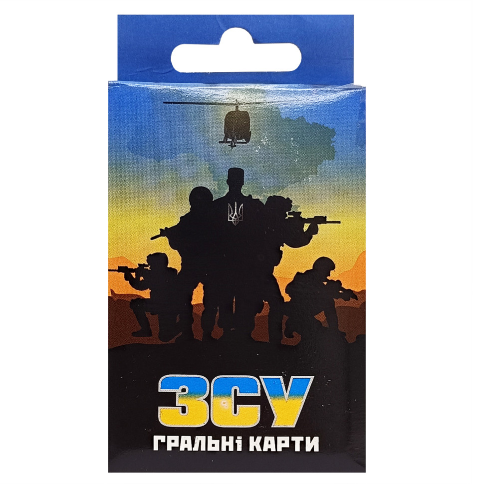 Карты игральные ВСУ Strateg 30286 на украинском языке    