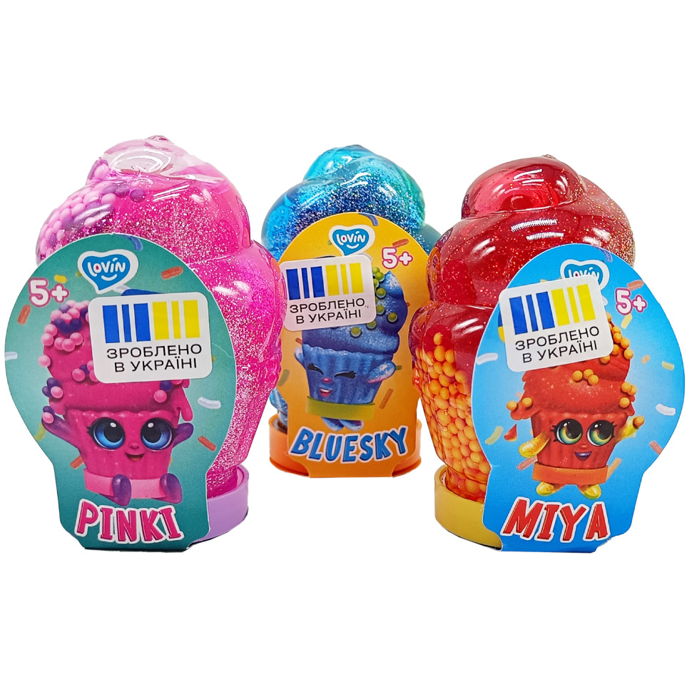 Игрушка-антистресс Слайм Сupcake Slime ТМ Lovin 80183, 75 мл