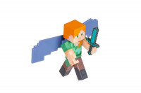 Коллекционная фигурка Minecraft Alex with Elytra Wings серия 4 16492M