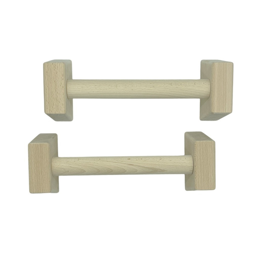Паралетсы, упоры для отжимания деревянные Wood Gym Push Up Newt NE-WD-40 из бука 40 см 2 шт