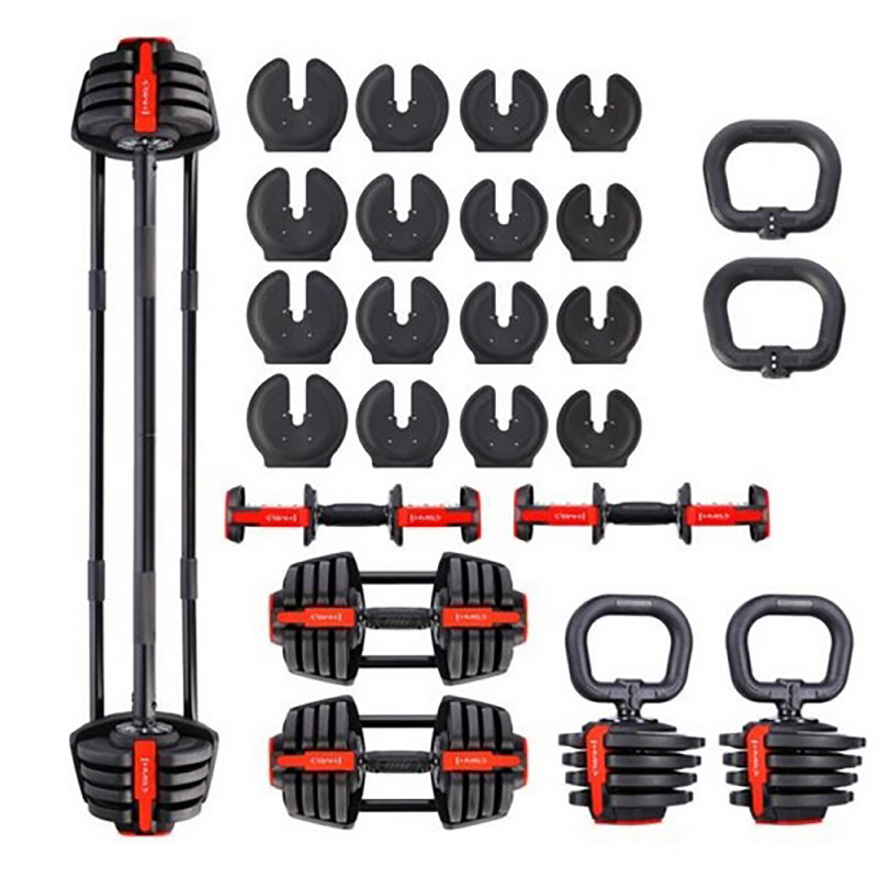 Набір гантелей 3 в 1 SGR18 PRO SET HMS 17-57-071, 20 кг