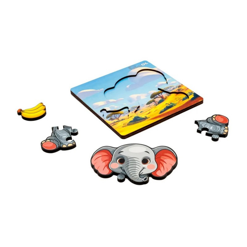 Дерев'яний пазл-вкладиш 