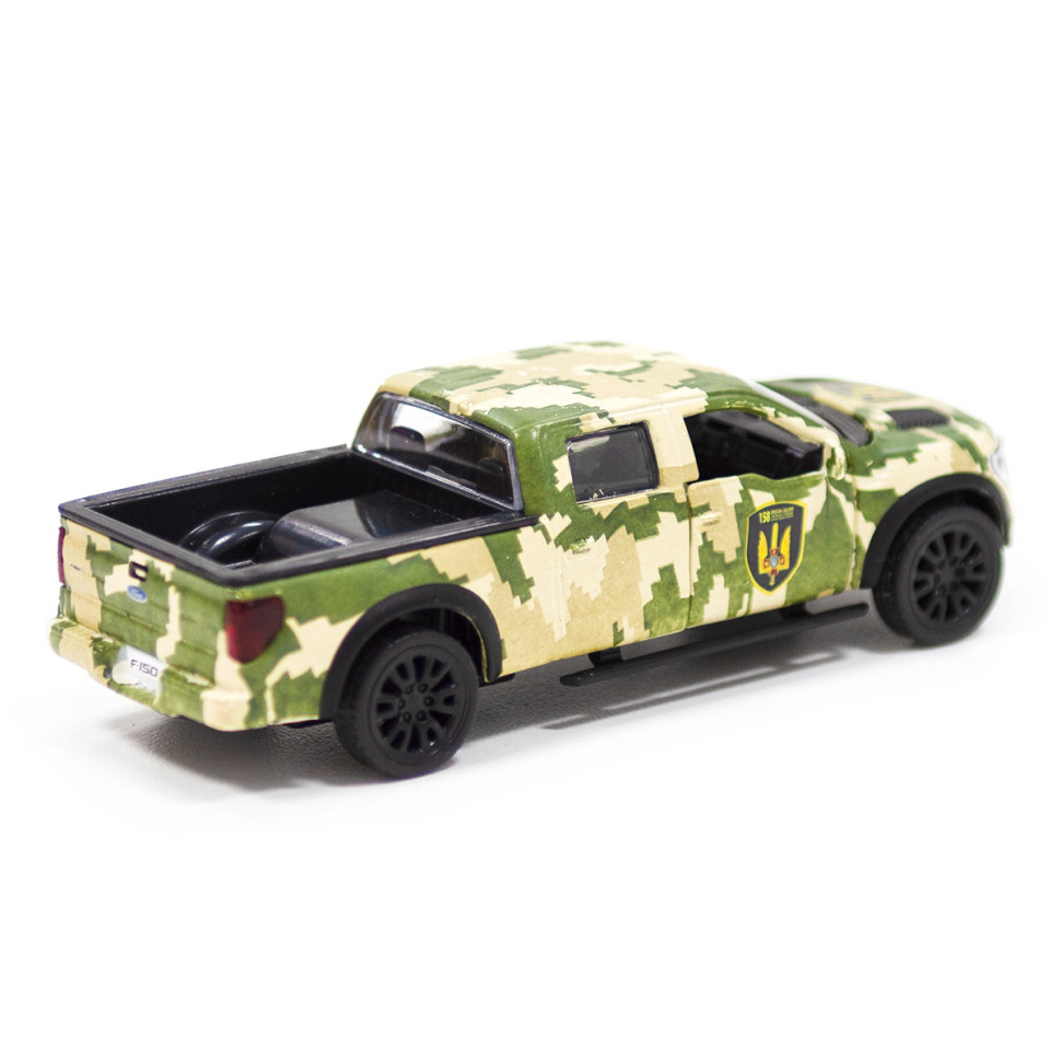 Автомодель игровая FORD F-150 SVT RAPTOR МИЛИТАРИ TechnoDrive 250296 металл