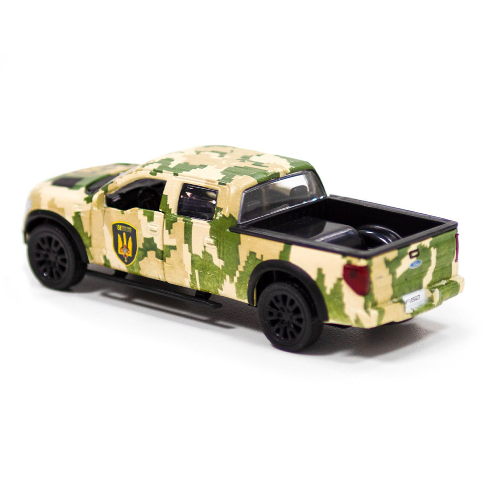 Автомодель игровая FORD F-150 SVT RAPTOR МИЛИТАРИ TechnoDrive 250296 металл
