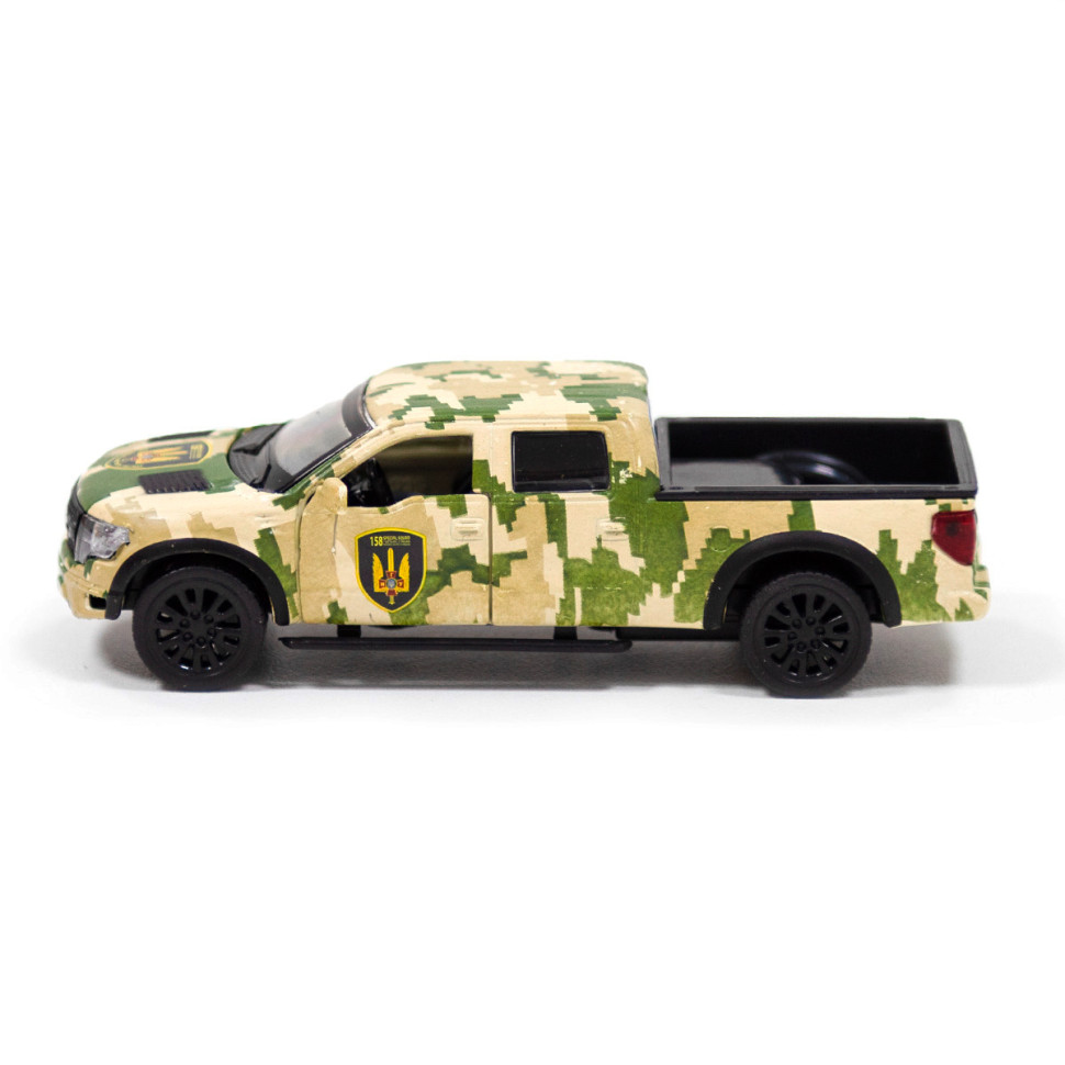 Автомодель игровая FORD F-150 SVT RAPTOR МИЛИТАРИ TechnoDrive 250296 металл