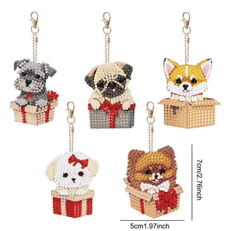 Набор брелков для алмазной мозаики 