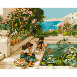 Картина по номерам "Наша золотая рыбка" ©William Stephen Coleman Идейка KHO2554, 40х50 см