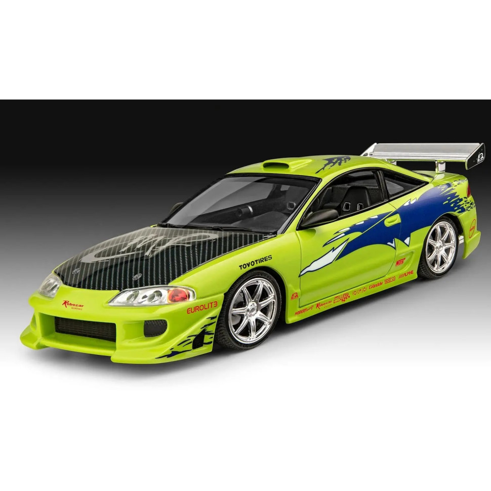Збірна модель Автомобіль Mitsubishi Eclipse 1995 Revell RVL-07691 з к/ф Форсаж, рівень 3, 1:25