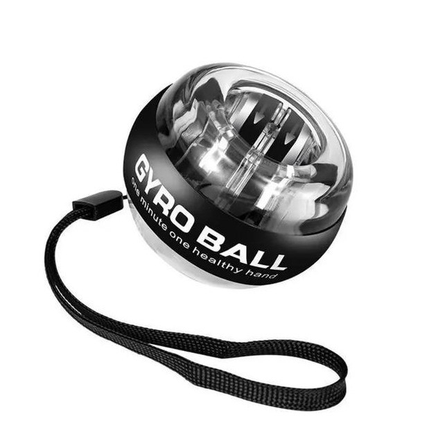 Гироскопический эспандер Bambi 65386(Black) LED-подсветка, ремешок