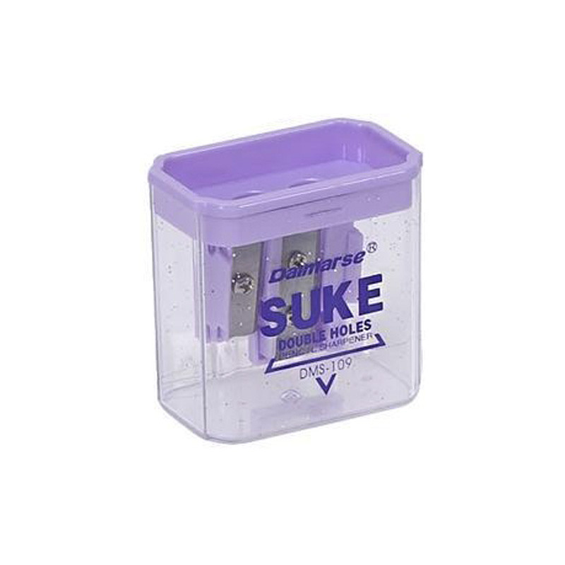 Точилка двойная DAIMARSE Bambi DMS-109(Violet) фиолетовый, 4,8х5х3 см