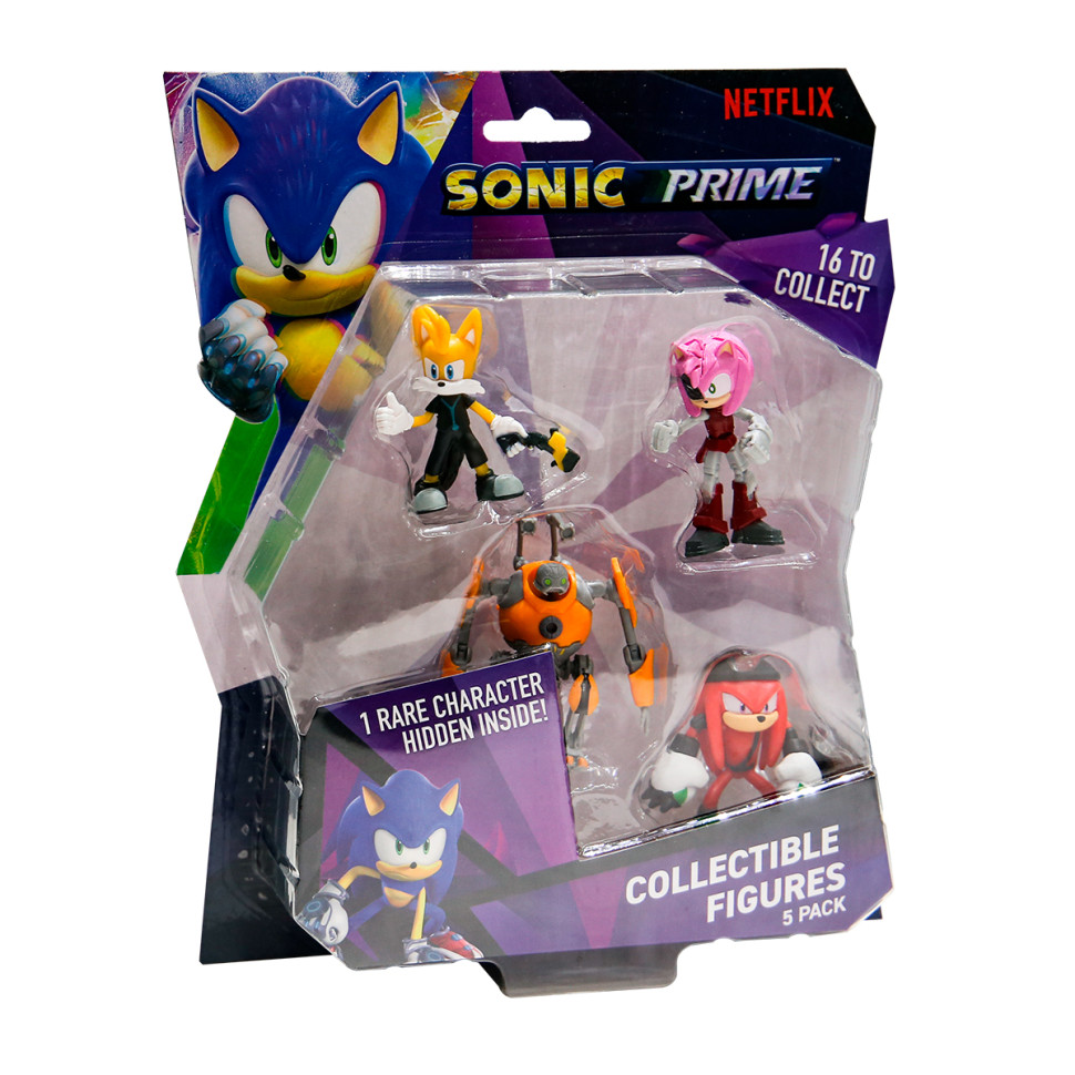 Набір ігрових фігурок Пригоди Тейзла SONIC PRIME SON2040A 5 фігурок, 6,5 см