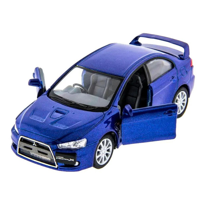Автомобіль легкова MITSUBISHI LANCER EVOLUTION Kinsmart KT5329W інерційна, масштаб 1:36