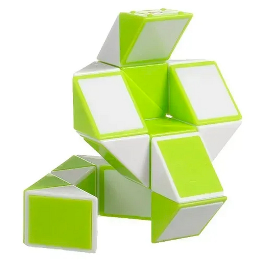 Пластиковая головоломка Змейка Рубика Smart Cube GREEN SCT404 зеленая