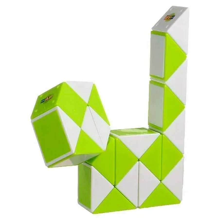 Пластиковая головоломка Змейка Рубика Smart Cube GREEN SCT404 зеленая